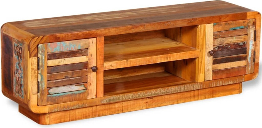 TV-benk gjenvunnet heltre 120x30x40 cm