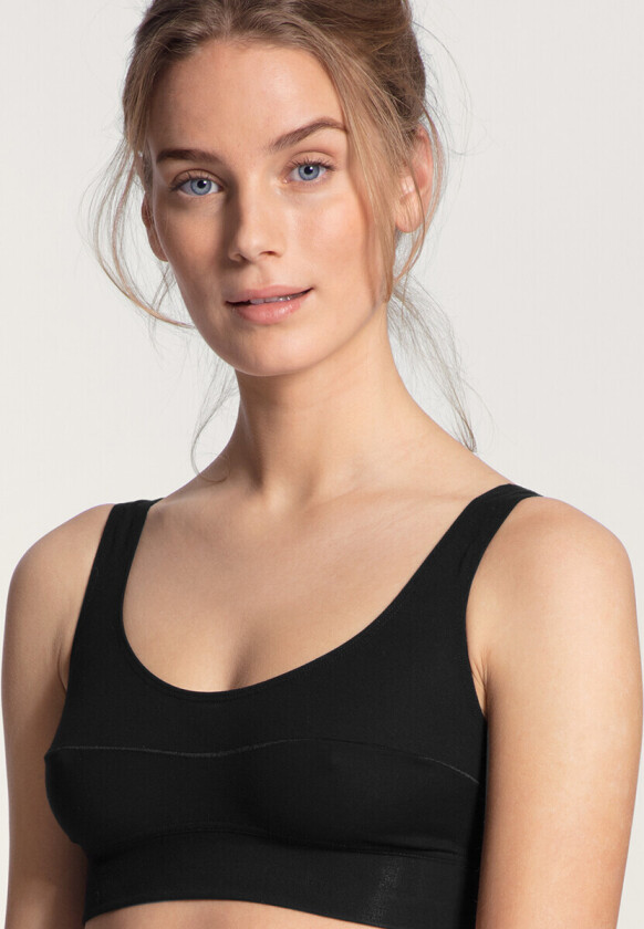 Elastic Bustier BH Top, Farge: Svart, Størrelse: S, Kvinner