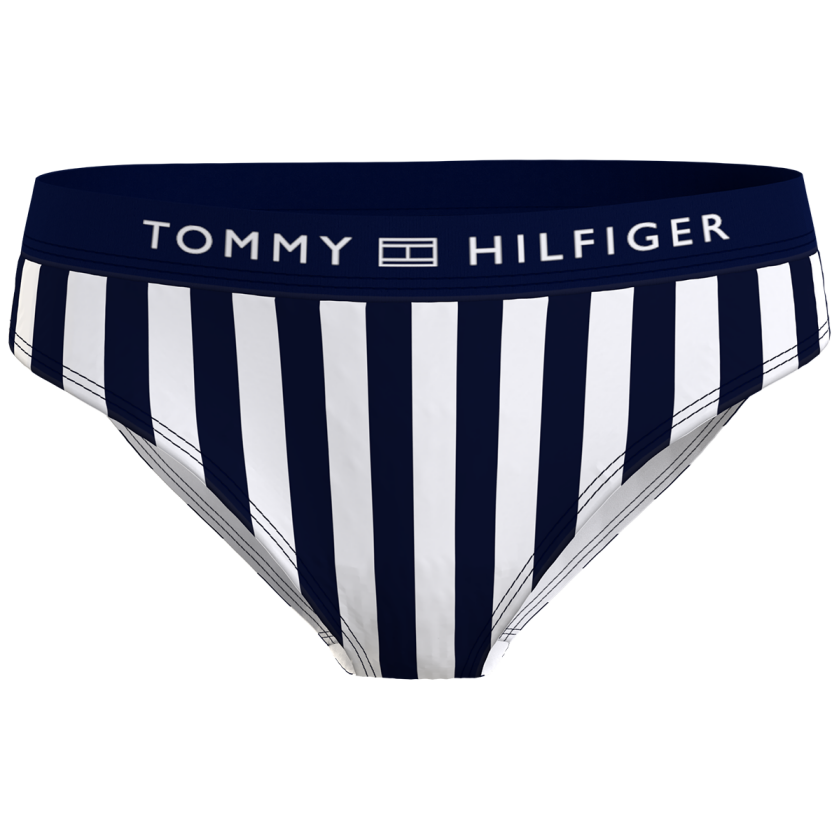 Tommy Hilfiger Lingeri Bikini Truse, Farge: Svart/hvit, Størrelse: XS, Kvinner