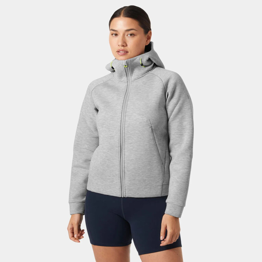 Hydropower Ocean Full-Zip Jacket, hettejakke, dame GREY MELANGE