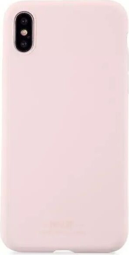 Holdit iPhone X / Xs Soft Touch Silikon Deksel - Blush Rosa