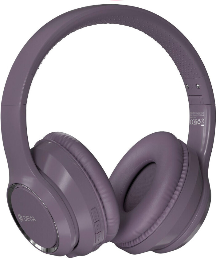 Devia Kintone Bluetooth Over-Ear-hodetelefoner (18 timer) Lilla