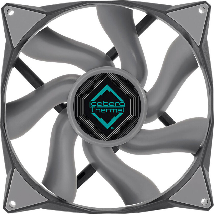 Iceberg Thermal IceGALE Xtra PC-vifte (2500RPM) 140 mm - Grå