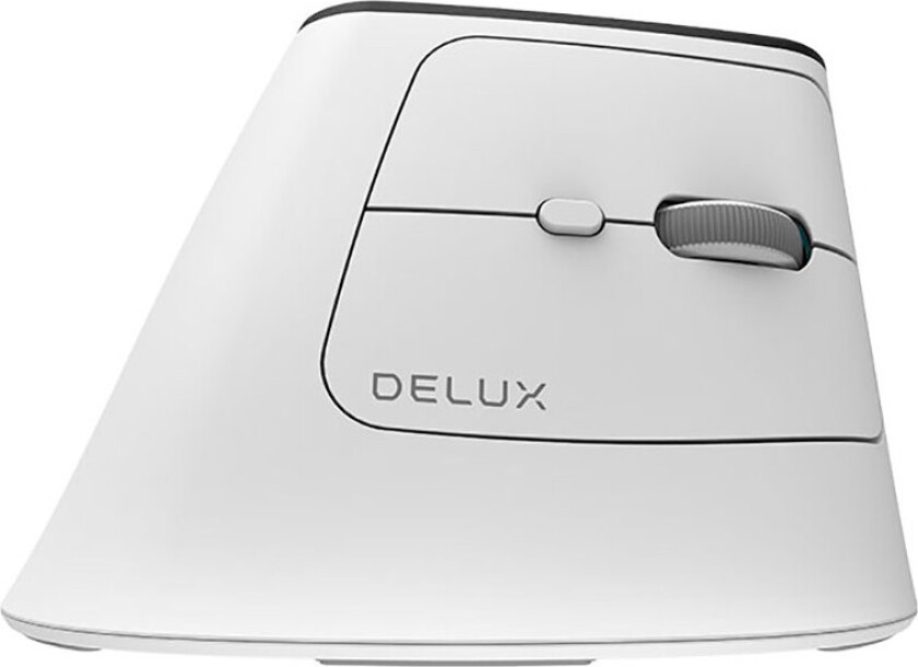 Delux MV6 Ergonomic Mus (4000DPI) Hvit