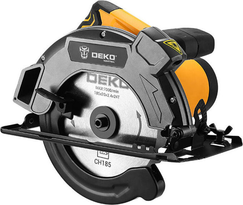 Deko Tools sirkelsag - 185 mm (1600W)