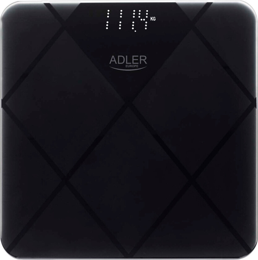 Digital badevekt (180 kilo) Svart design