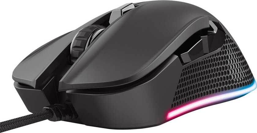 Ybar Gaming Mus m/RGB (6 knapper) Svart- GXT 922