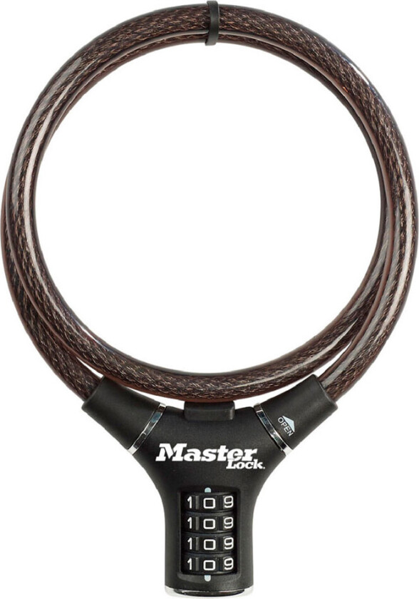 Master Lock 8229EURDPRO Kjedelås for sykkel - 90cm (Kode)