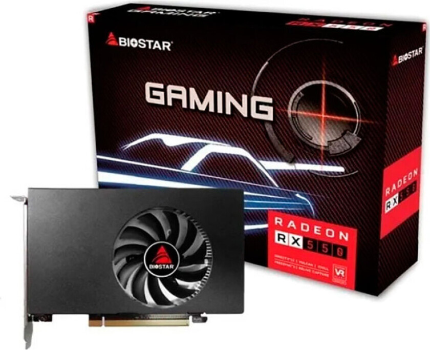 Biostar grafikkort - Radeon RX 550 - 4GB GDDR5