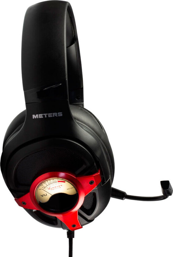 Meters Level-Up Rødt VU-Meter Gaming Headset (2,2m)