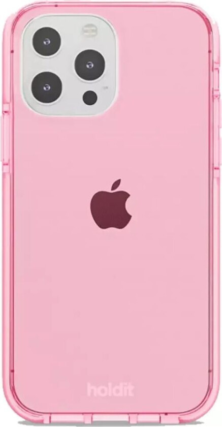 Holdit iPhone 13 Pro Seethru Deksel - Bright Pink