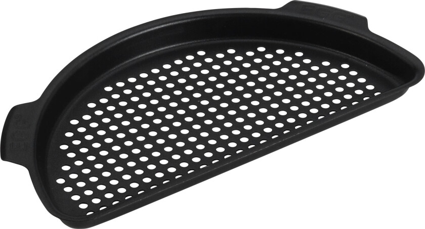 Halvrund perforert grillplate, L