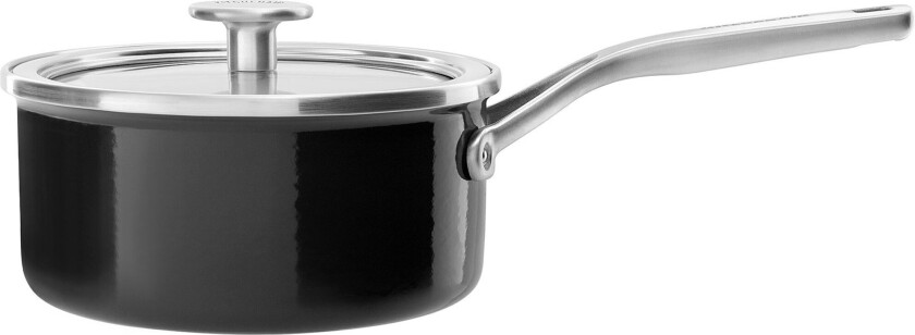 Cookware Collection Kasserolle med lokk, svart 20 cm