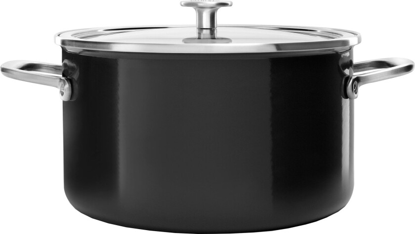 Cookware Collection Gryte med lokk 24 cm, Svart