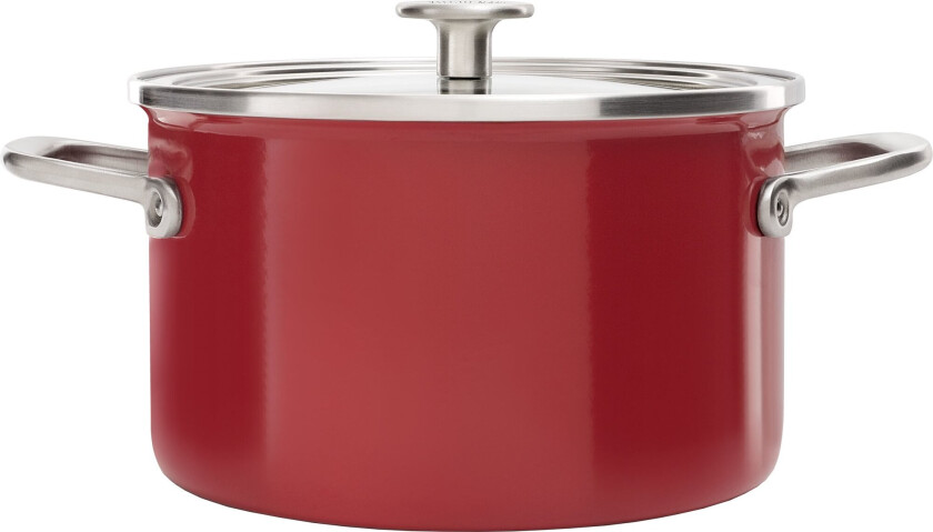 Cookware Collection Gryte med lokk 20 cm, rød