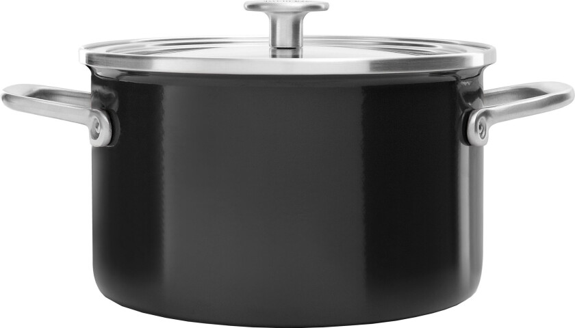 Cookware Collection Gryte med lokk 20 cm, svart