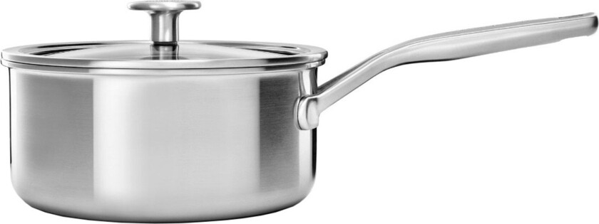 Cookware Collection Kasserolle med lokk, rustfrit stål 2,1 liter, 18 cm