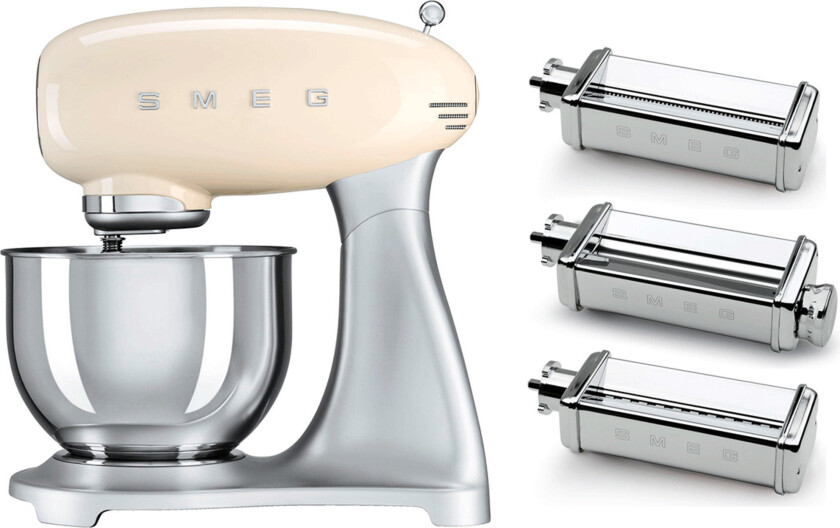 Kjøkkenmaskin 4,8 L Pastatilbehør, Creme