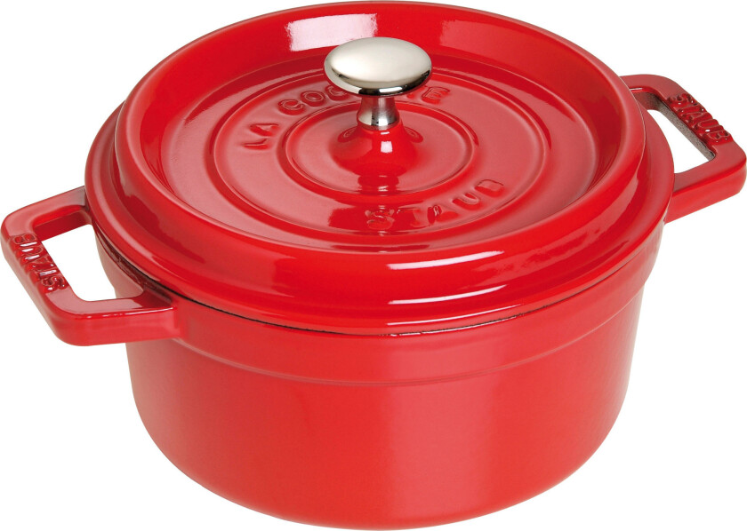 La Cocotte Rund Gryte Röd 20 cm 2,2 l