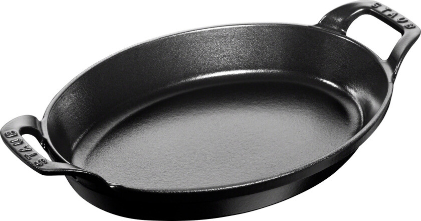 La Cocotte Oval Form/Fat Svart 28 cm 1,6 l