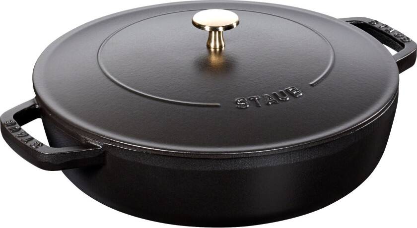 Cocotte Chistera Sautépanne Sort 24 cm 2,4 l
