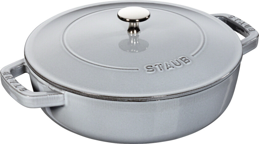 Cocotte Chistera Sautépanne Grå 24 cm 2,4 l
