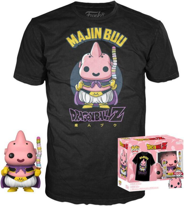 Set POP figure & Tee Dragon Ball Z Majin Buu Exclusive (X-Large)
