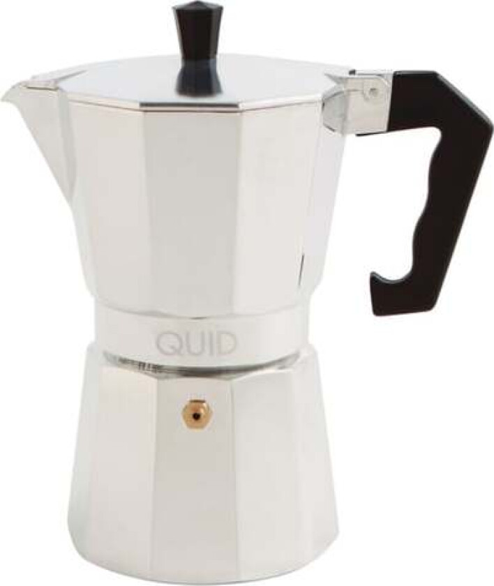 Italian Kaffekanne Quid Aluminium, 9 Kopper