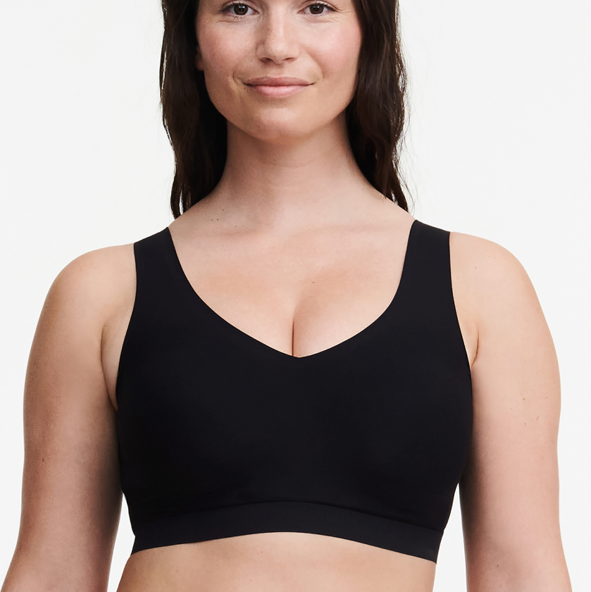 Soft Stretch Lounge BH Top, Farge: Svart, Størrelse: XS/S, Kvinner