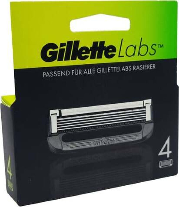 Gillette Labs Barberblad 4 stk