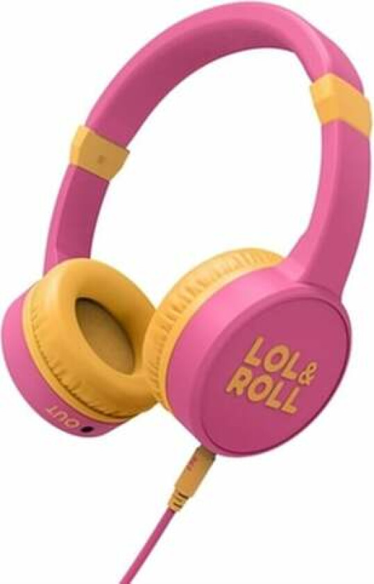 Hodetelefoner med mikrofon Energy Sistem Lol&Roll Pop Kids Pink