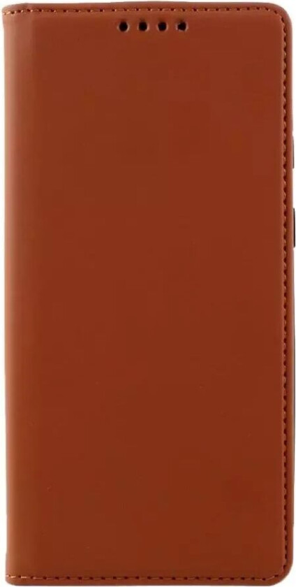 Samsung Galaxy S21 + (Plus) Neutral lærdeksel med kortholder og støtteben - Brun