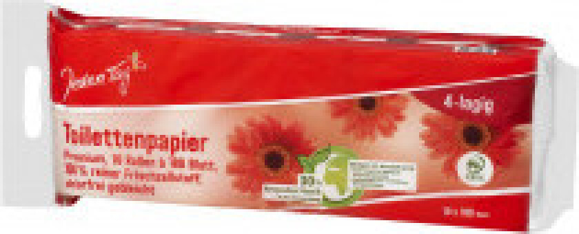 Toalettpapir 4-lags 10 rl.