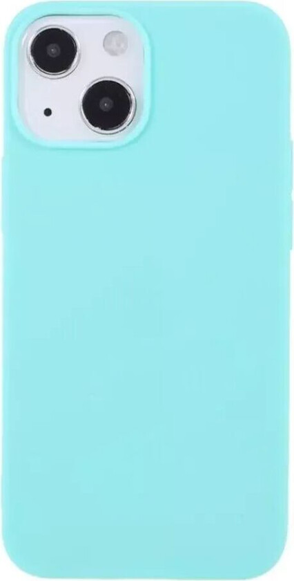 iPhone 13 Mini Fleksibelt Plast Bakdeksel - Cyan