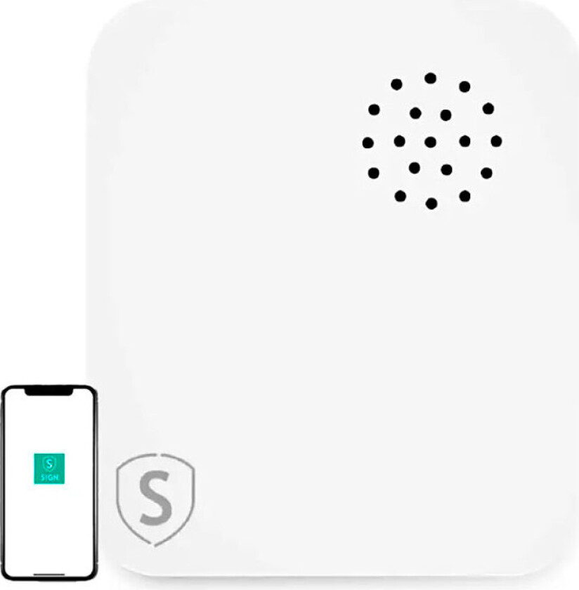 SiGN Smart Home Vibrasjonssensor (WiFi) Hvit