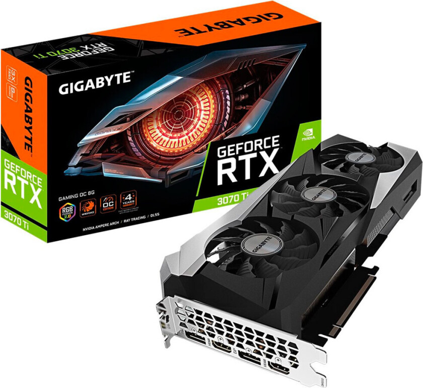 GeForce RTX 3070 Ti Gaming OC - NVIDIA GeForce RTX 3070 - 8 GB GDDR6X