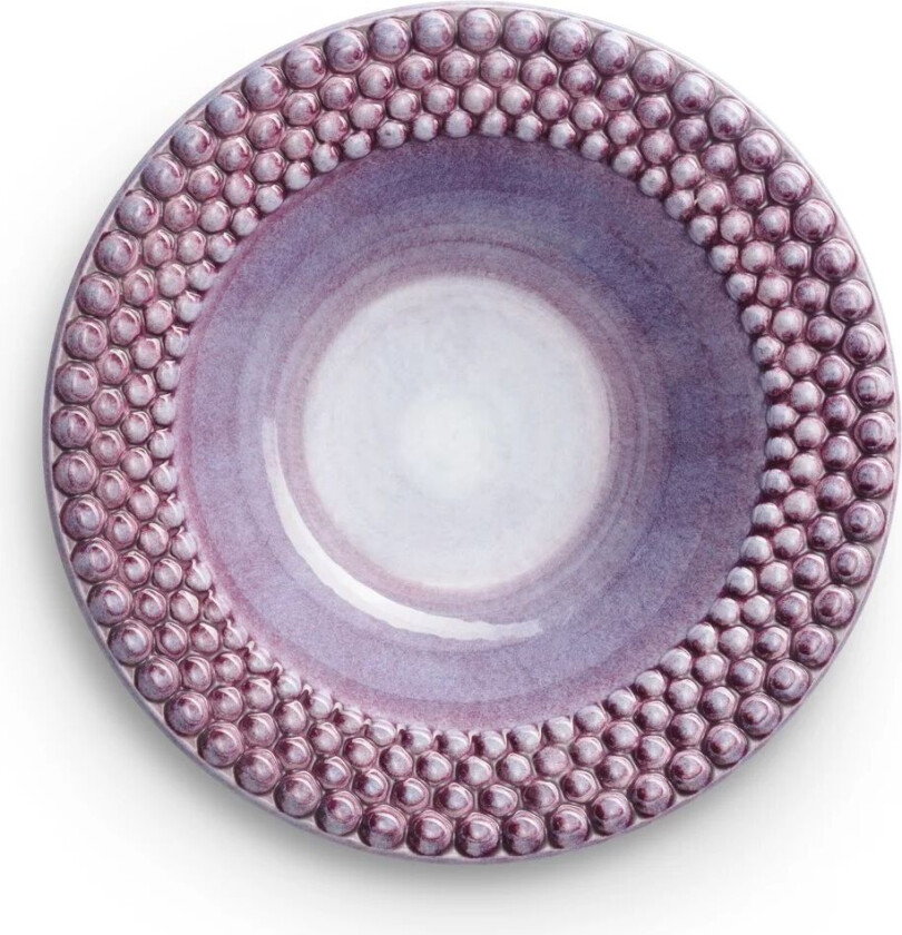 Bubbles suppetallerken 25 cm Fiolett