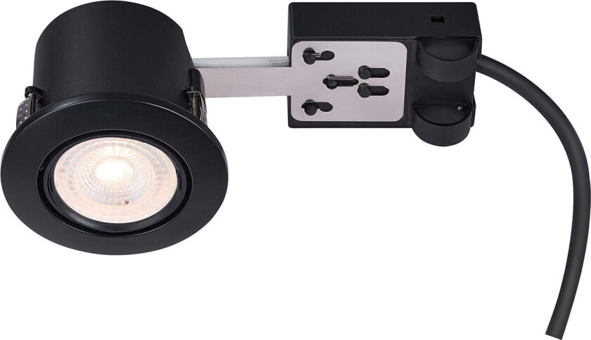 Mixit Pro Innfelt spot GU10 - Ã8,5cm (8W) Sort