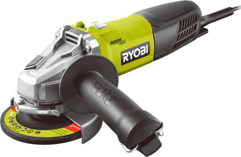 Ryobi RAG800-125G vinkelsliper - Ã125mm (800W)
