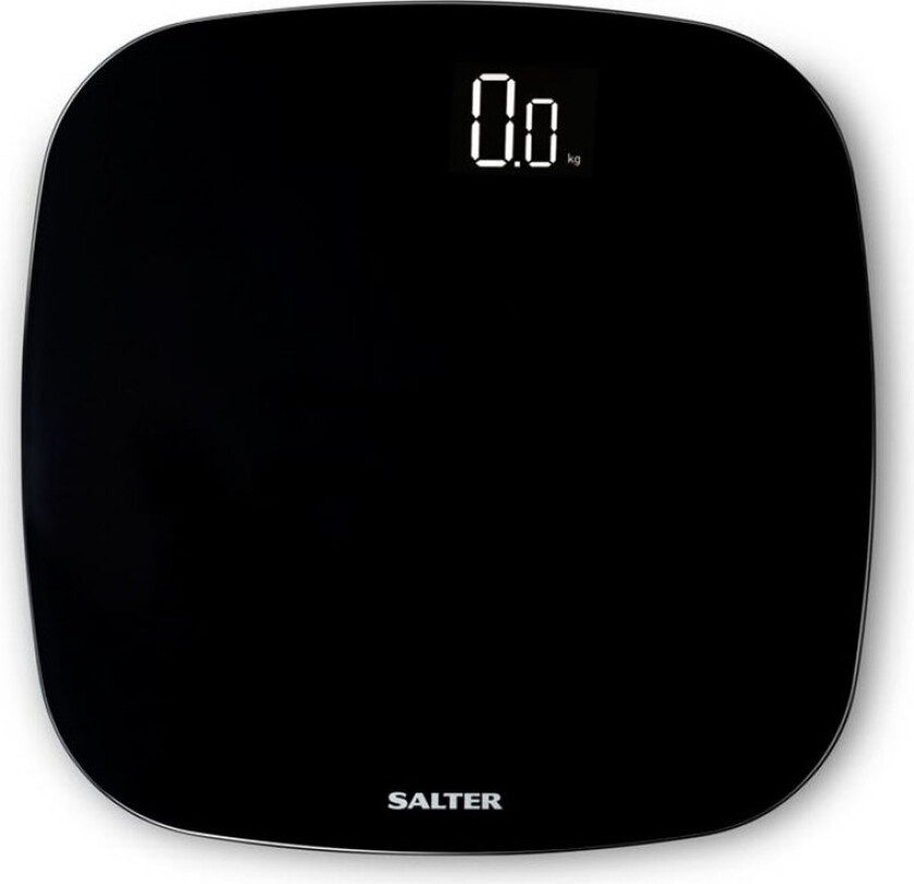 Salter 9221 BK3R Eco oppladbar badevekt (180 kg) Sort