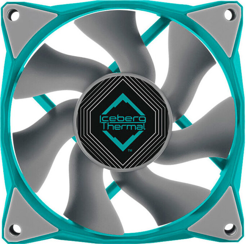 Iceberg Thermal IceGALE Xtra PC Fan (3000RPM) 80mm - Blågrønn