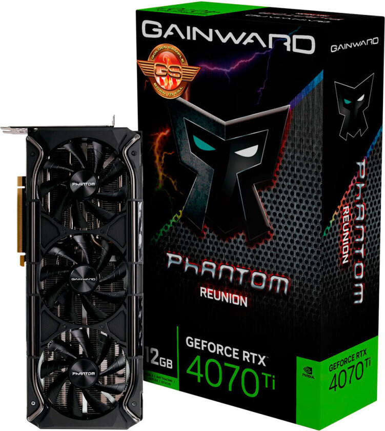 Gainward Phantom Reunion GS grafikkort - NVIDIA GeForce RTX 4070 Ti - 12 GB GDDR6X