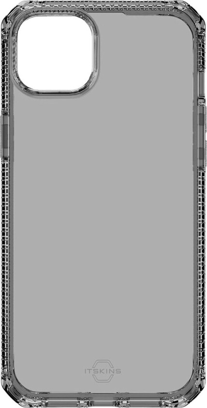 Itskins Spectrum R Clear Cover t/iPhone 15 Plus (antibakteriell) røyk