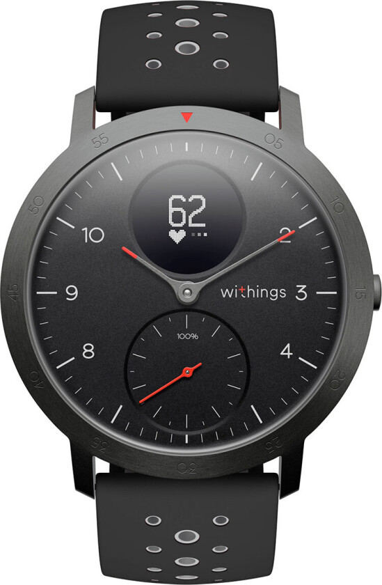 Withings Active Steel HR Sport Smartwatch 40mm - Svart