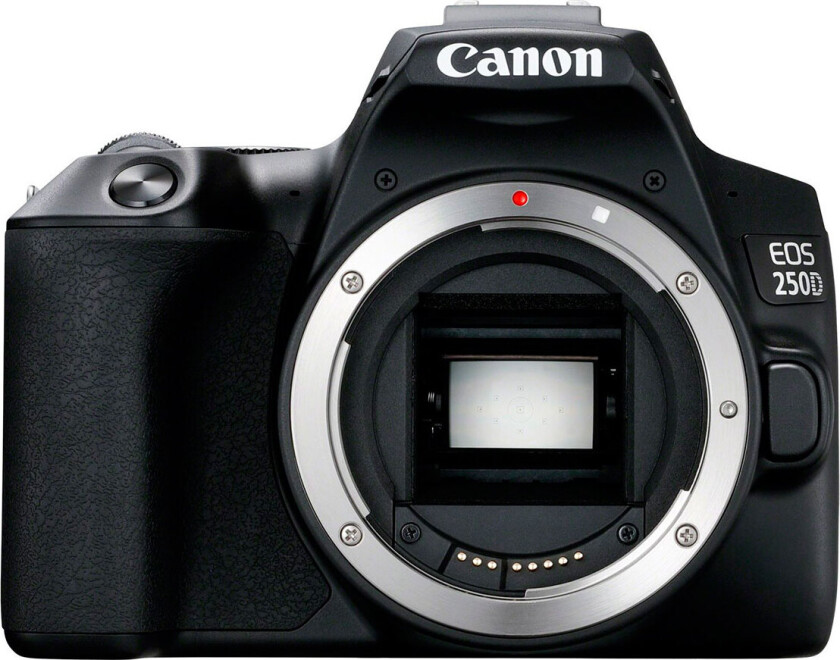 EOS 250D Systemkamera + 18-55mm DC III + SB130 Veske