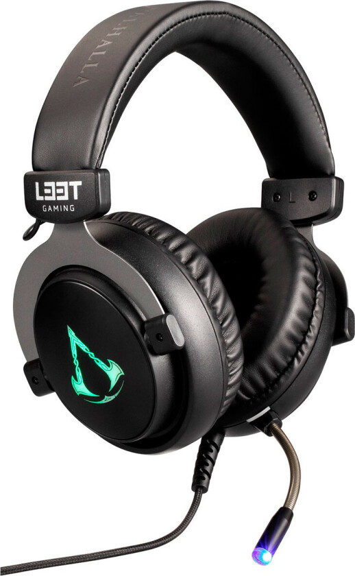 L33T Assassin's Creed spillhodesett m/RGB (3,5 mm)