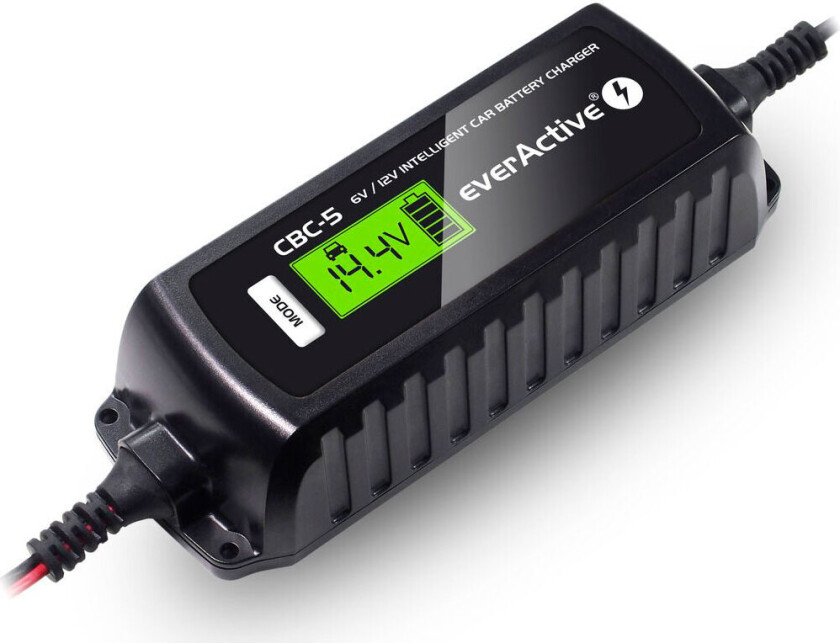 EverActive CBC5 Batterilader for bilbatteri (6V/12V)