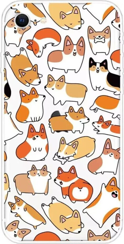 iPhone SE (2022 / 2020) / 8 / 7 Fleksibelt Gjennomsiktig Plast Deksel med Motiv - Dyr