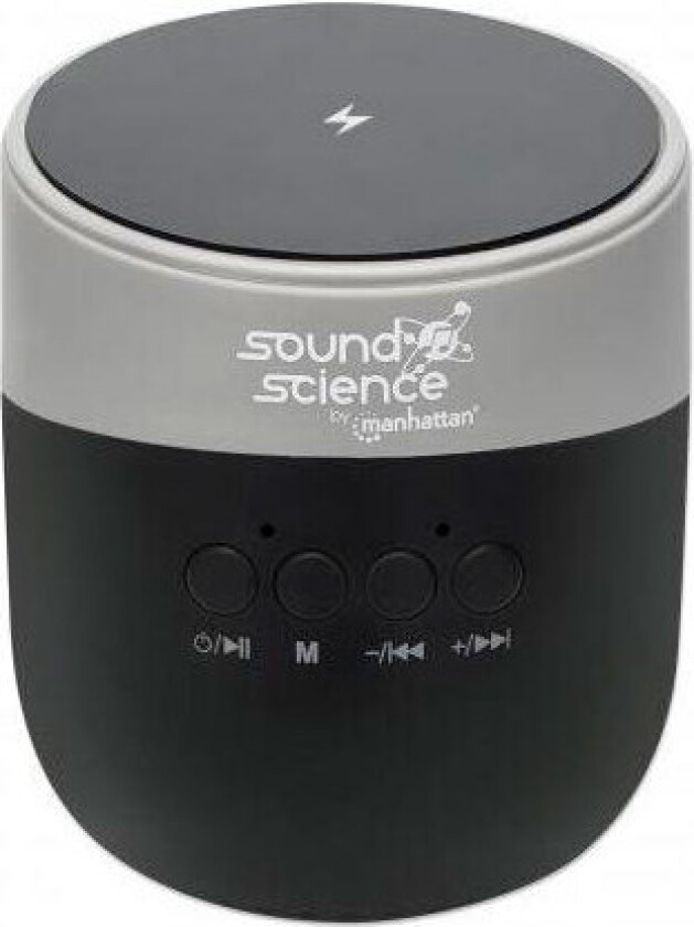 Manhattan Sound Science Bluetooth-høyttaler m/Qi-lader