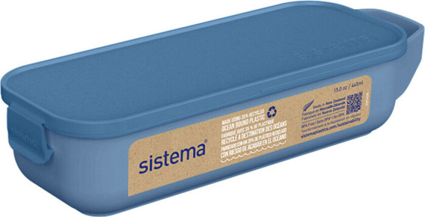 Sistema Slide & Snack Food Oppbevaringsboks (430 ml)